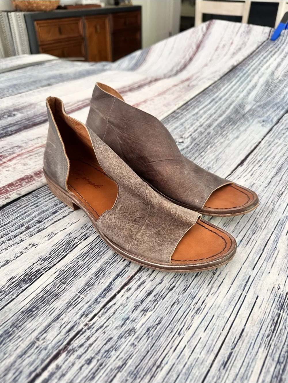 Free People Mont Blanc Grey Sandals